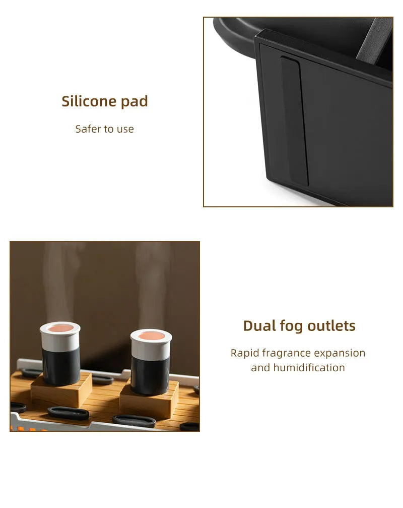 Ship Diffuser - Wireless humidifier with Jellyfish Mist & Glow"