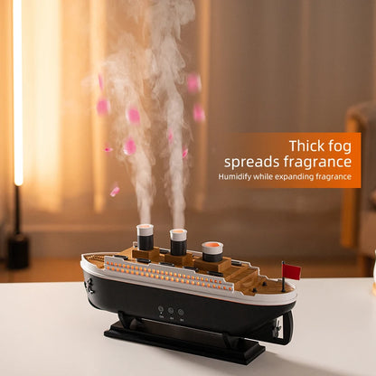 Ship Diffuser - Wireless humidifier with Jellyfish Mist & Glow"