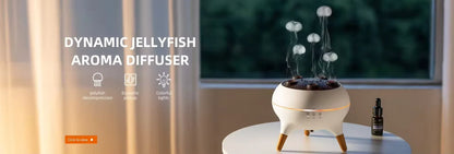 Ship Diffuser - Wireless humidifier with Jellyfish Mist & Glow"