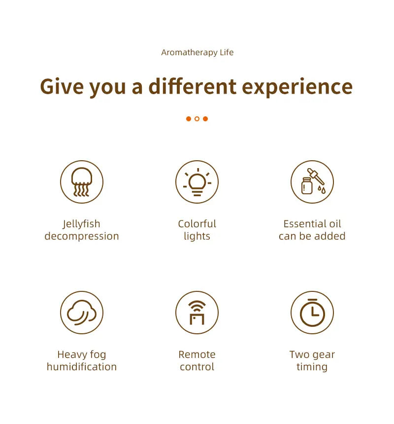 Ship Diffuser - Wireless humidifier with Jellyfish Mist & Glow"